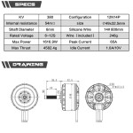 High Quality Axisflying 4214 380KV Brushless Motors 13Inch Cinematic Long Range Loading RC Racing Multicopter Quadcopter UAV